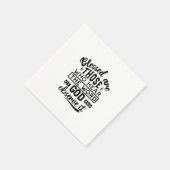 Serviette En Papier Blessed Are Those Who Hear the Word of God Quotes (Coin)