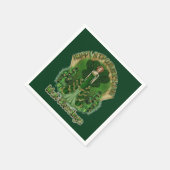 Serviette En Papier Blessures irlandaises Saint Patrick's Day Napkins (Coin)