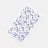 Serviette En Papier Bleu (Coin)