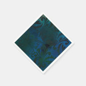 Serviette En Papier bleu (Coin)