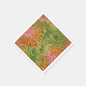 Serviette En Papier Bleu (Coin)