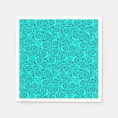 Serviette En Papier bleu (Devant)