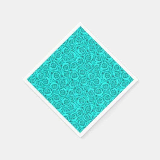 Serviette En Papier bleu (Coin)