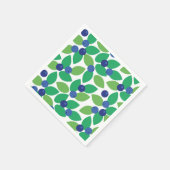 Serviette En Papier Bleu. (Coin)