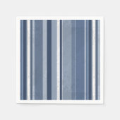 Serviette En Papier Bleu (Devant)