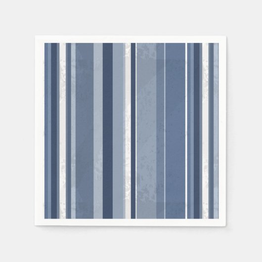 Serviette En Papier Bleu (Devant)