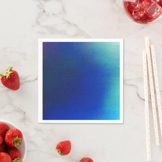 Serviette En Papier Bleu à Aqua Cocktail serviettes (En situation)