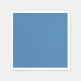 Serviette En Papier Bleu acier