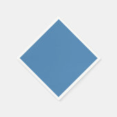 Serviette En Papier Bleu acier (Coin)