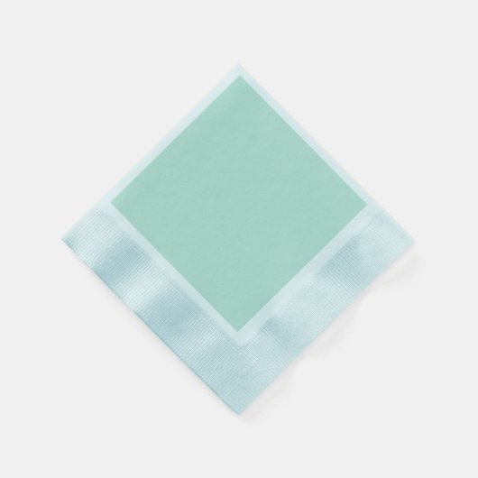 Serviette En Papier Bleu Aéro (couleur solide) (Coin)