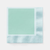 Serviette En Papier Bleu Aéro (couleur solide) (Devant)