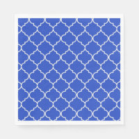 Bleu & Blanc Méditerranéen Motif marocain