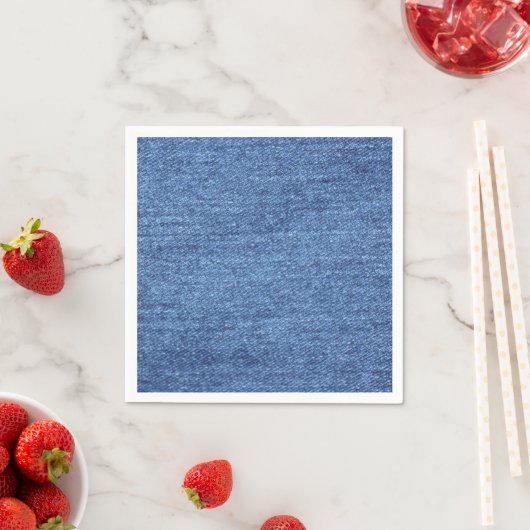 Serviette En Papier Bleu Blanc Refuser texture (En situation)