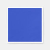 Serviette En Papier Bleu bleu (couleur solide) (Devant)