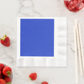 Serviette En Papier Bleu bleu (couleur solide) (En situation)