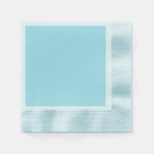 Serviette En Papier Bleu Blizzard (couleur unie)