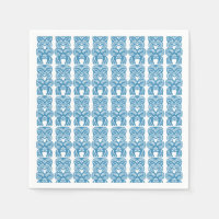 Bleu Bonne chance Tiki Cocktail Papier à Cocktails