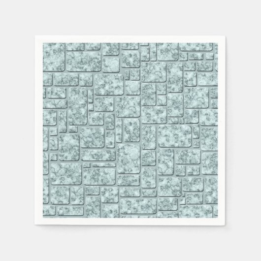 Serviette En Papier Bleu clair, loft (Devant)