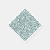Serviette En Papier Bleu clair, loft (Coin)