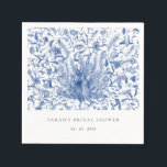 Serviette En Papier Bleu Classy Aquarelle Peacock Flora Fête des marié<br><div class="desc">Collection Peacock Ornate Blue Classy - c'est une élégante aquarelle Illustration de paon floral bleu aquarelle, avec une touche minimaliste moderne. Idéal pour vos mariage et fêtes de classe moderne. Il est très facile de customiser, avec vos données personnelles. Si vous avez besoin d'un autre produit correspondant ou de la...</div>