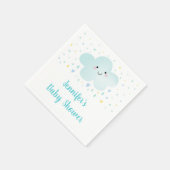 Serviette En Papier Bleu Cloud Stars Bleu Baby Sprinkel (Coin)