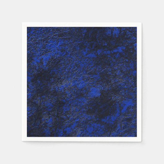 Serviette En Papier Bleu cobalt (Devant)