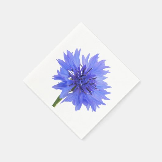 Serviette En Papier bleu cornoptère (Coin)