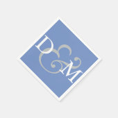 Serviette En Papier Bleu de Cornflower (Coin)