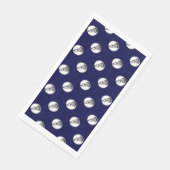 Serviette En Papier Bleu de Lacrosse (Coin)