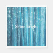 Serviette En Papier Bleu de verre d'Aqua (Devant)