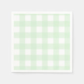 Serviette En Papier Bleu En vichy Baffalo Check (Devant)