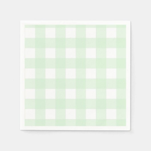 Serviette En Papier Bleu En vichy Baffalo Check (Devant)