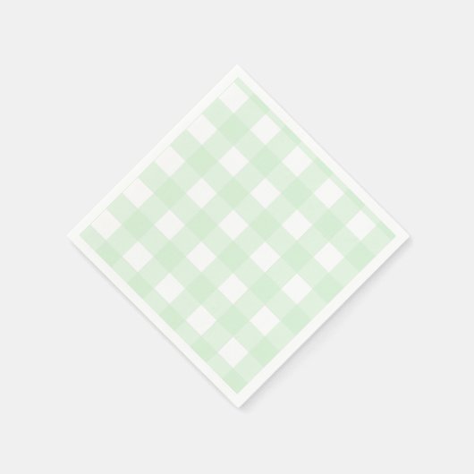 Serviette En Papier Bleu En vichy Baffalo Check (Coin)