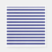 Serviette En Papier Bleu et blanc (Devant)