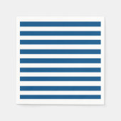 Serviette En Papier Bleu et blanc (Devant)