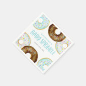 Serviette En Papier Bleu et chocolat Sprinkle Donuts Bébé Sprinkle (Coin)