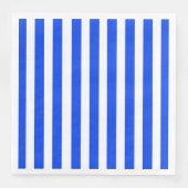 Serviette En Papier Bleu et Motif blanc pour voiles verticales (Devant)