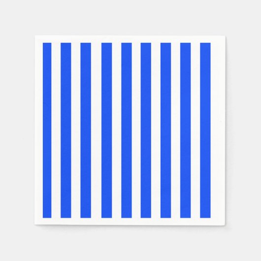 Serviette En Papier Bleu et Motif blanc pour voiles verticales (Devant)