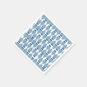 Serviette En Papier Bleu Ginger Jar