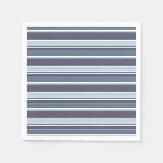 Serviette En Papier Bleu-gris (Devant)