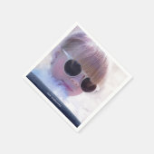 Serviette En Papier Bleu joyeux Papier de Noël Napkins (Coin)