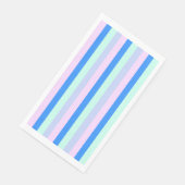 Serviette En Papier Bleu, Lavande, Rose et Monnaie Pastel Grandes vert (Coin)