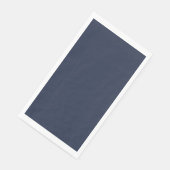 Serviette En Papier Bleu marine (Coin)