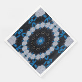 Serviette En Papier Bleu matin et soir (Coin)