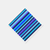 Serviette En Papier Bleu multiton (Coin)