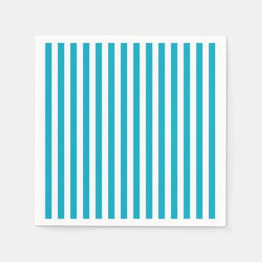 Serviette En Papier Bleu nautique (Devant)