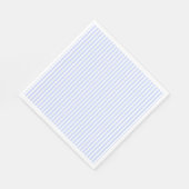 Serviette En Papier Bleu pâle Ciel bleu et blanc (Coin)