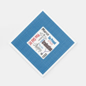 Serviette En Papier Bleu Plaid Docteur Médicale Infirmière Partie de g (Coin)