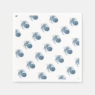 Serviette En Papier Bleu poisson côtier mer marine de l'alimentation