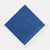 Serviette En Papier Bleu saphir foncé (Coin)